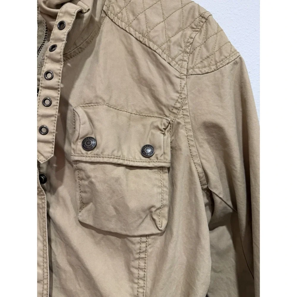 Ralph Lauren Denim & Supply Tan Military belted jacket women Size‎ Large